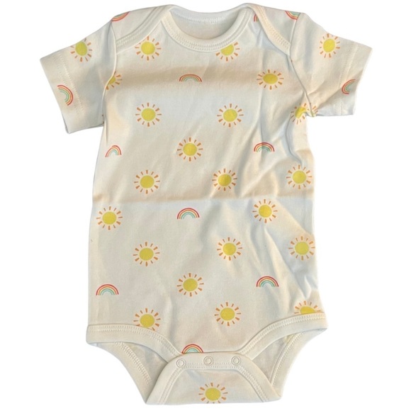 Primary Other - Primary Baby Organic Cotton Rainbow Suns Onesie | 3–6 Months | NWT